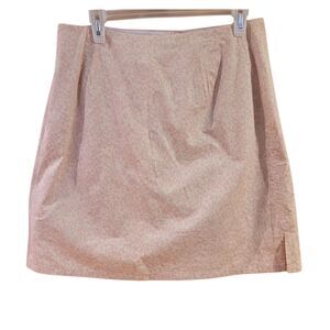 Banana Republic sz 12 Petite Pink Floral Skort Summer Vacation Cruse Clothing